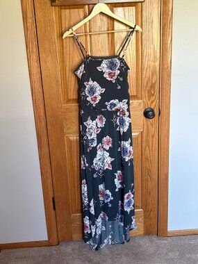 Maurices Floral High-Low Maxi Dress